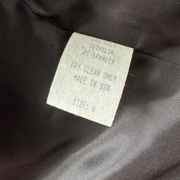 NEW Vintage Designer Kelly Graham NEW YORK 2-Piece Gray Suit BLAZER & SKIRT 6 - Picture 11 of 11